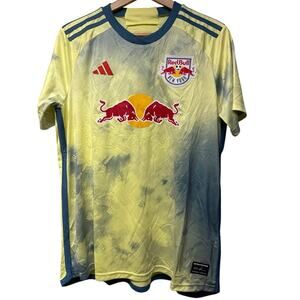 NWT Adidas New York Red Bull Home Soccer Jersey Siz XL 23-24 Season MLS Football